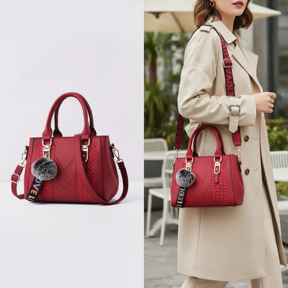 Sac cuir brodé bandoulière