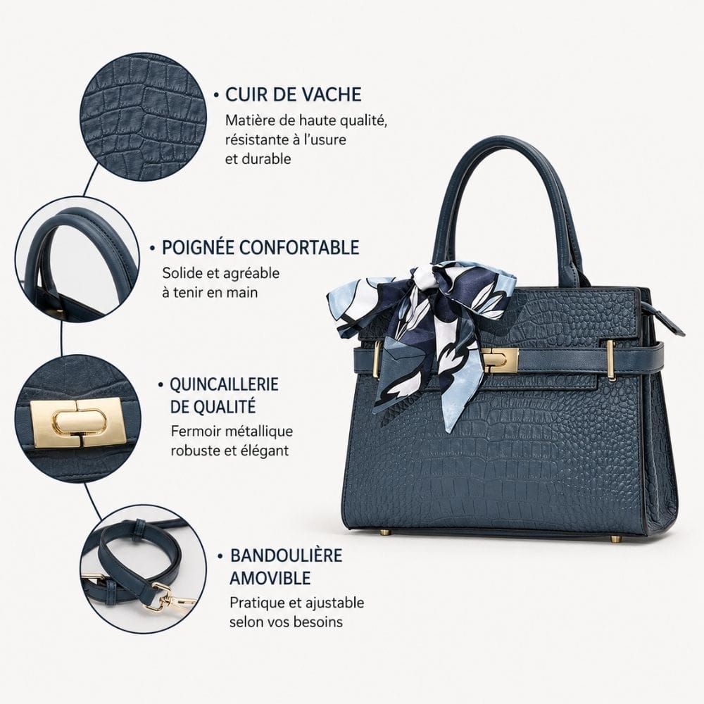 Sac à Main Bleu Marine