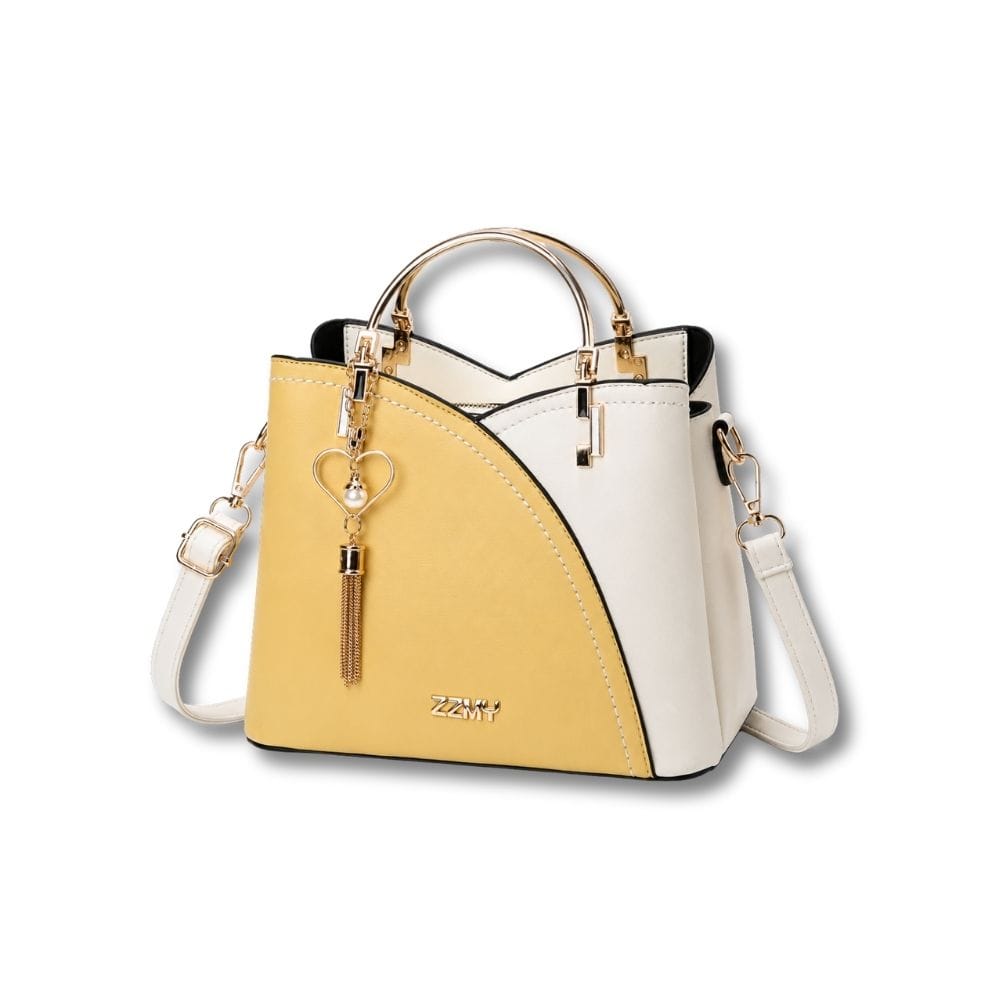 Sac à Main en Cuir Camel