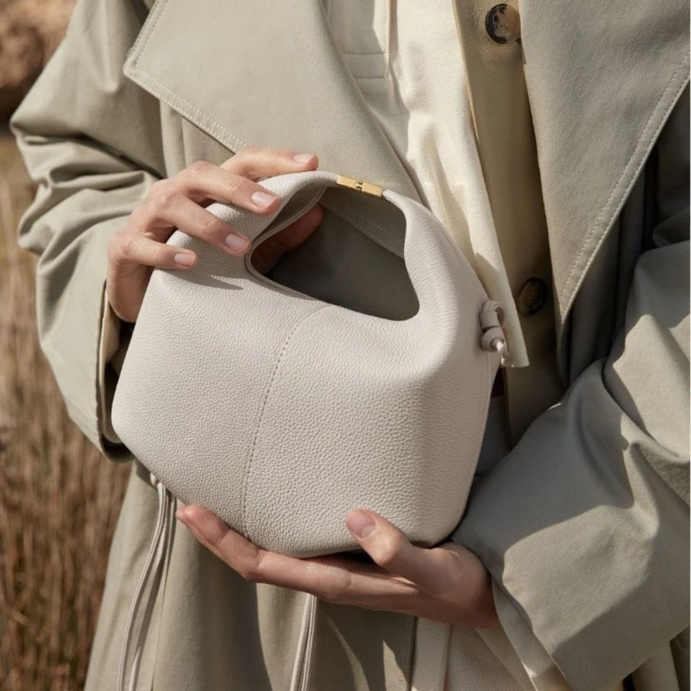 sac à main en cuir véritable pour femme