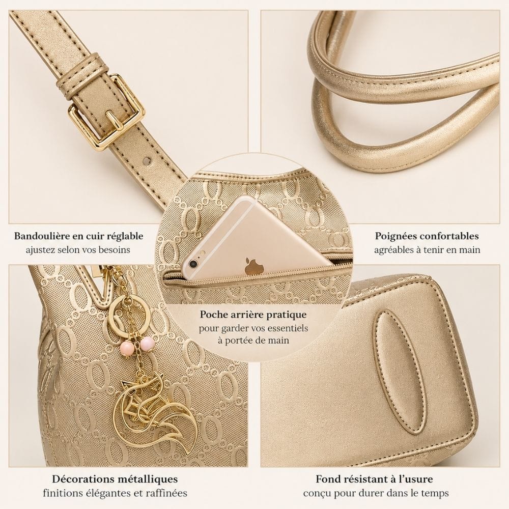 Sac Bandoulière en Cuir Souple