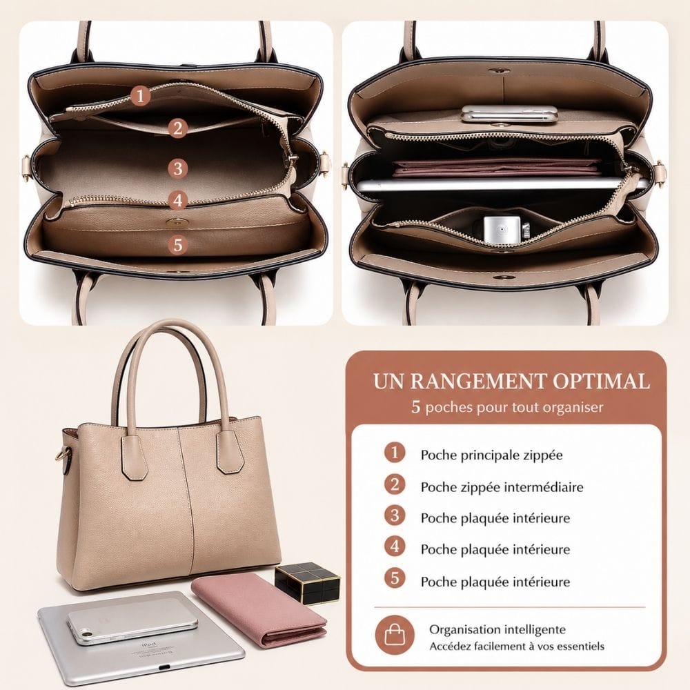 Sac En Cuir Fourre Tout